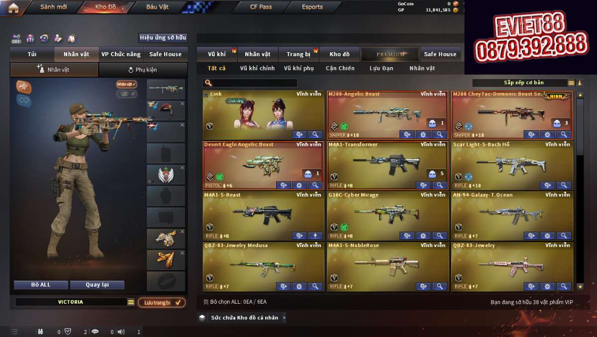 shop acc cf uy tin gia re